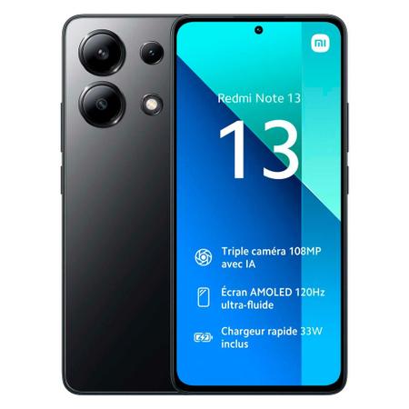 Imagem de Smartphone Xiaomi Redmi Note 13 6GB+128GB 4g Global preto