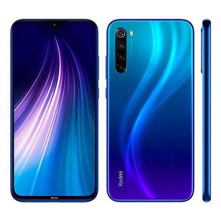 Smartphone Xiaomi Redmi Note 8 2021 4G RAM 64GB ROM Câmera Quádrupla Selfie  13MP Tela 6.3\