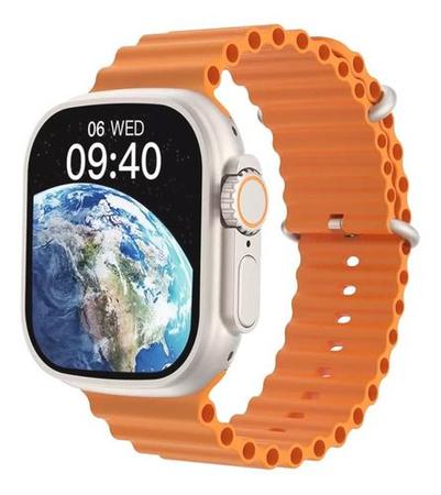 Relógio Digital Smartwatch Inteligente Laranja Amax Ultra ISO Android -  Resistente a àgua - Smartwatch e Acessórios - Magazine Luiza