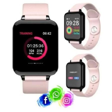 Smart Watch B57 Relógio Inteligente App Hero Band - Rosa - HeroBand -  Smartwatch e Acessórios - Magazine Luiza