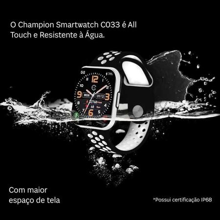 Imagem de Smartwatch Champion 2 Pulseiras C033 CH50033T Preto/Vermelho