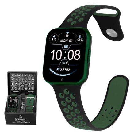 Imagem de Smartwatch Champion 2 Pulseiras C033 CH50033X Preto/Verde