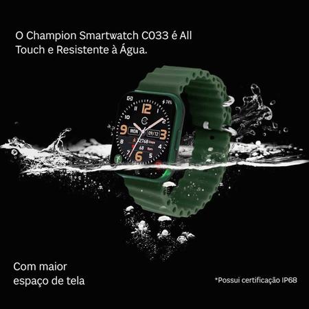 Imagem de Smartwatch Champion 2 Pulseiras C033 CH50033X Preto/Verde