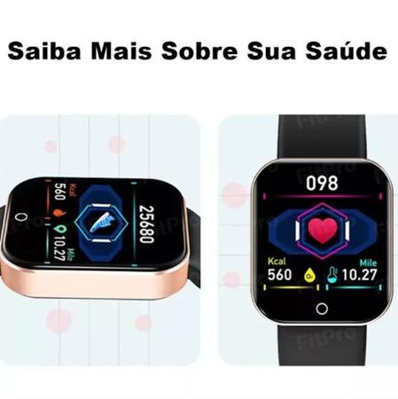 Relógio Inteligente com app. FitPro Foto na Tela Relógio Inteligente Cor:  PRETO - SMRT - Smartwatch e Acessórios - Magazine Luiza