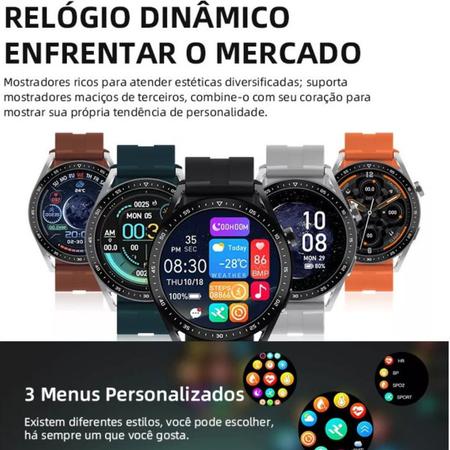 Imagem de Smartwatch Inteligente Relógio masculino Hw28 Redondo Original Ios/android