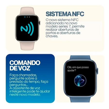 Smartwatch Novo Watch Series 8 Pro Nfc 45mm - Pronta Entrega