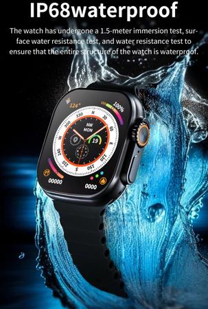 Smartwatch Hw 8 Ultra Mini 41mm P/ Pulso Fino - Cem Tecnologias