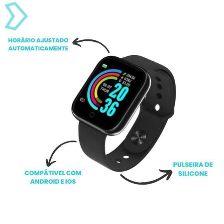 Como CONECTAR e CONFIGURAR Smartwatch Y68/D20 