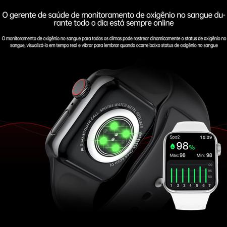 Relógio inteligente para homens, mulheres, Bluetooth Smartwatch