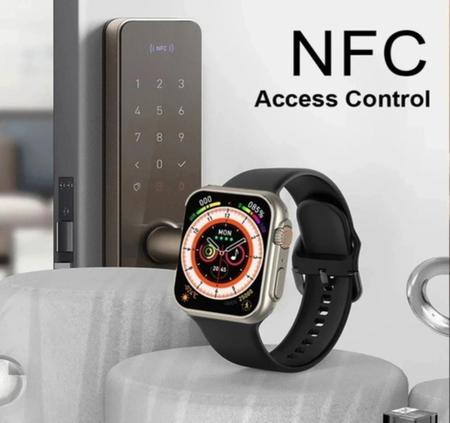 Imagem de Smartwatch Serie 8 Lançamento W68+ Ultra Relógio Inteligente Pelicula Pulseira Extra Case Kit