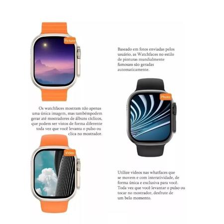 Imagem de Smartwatch Ultra 9 Max Series 9 Geração 2024 Nfc + Acessórios
