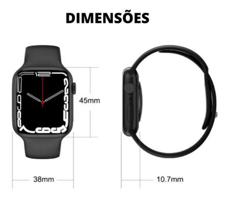 Imagem de Smartwatch W28 Pro Watch 8 Original 45mm Troca Pulseira Recebe Notificaçoes Ligaçoes Relógio