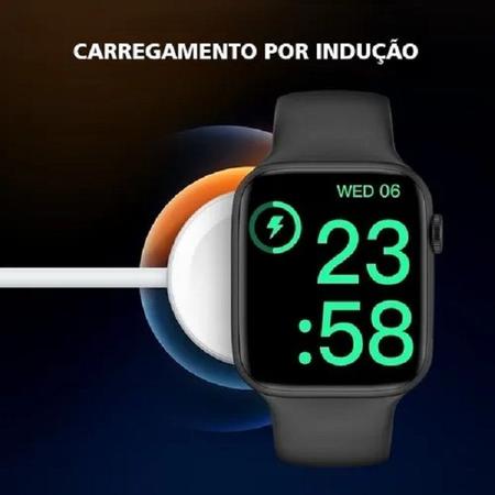 Smartwatch W28 Monitor Saude Nfc Indução Relogio Digital Lançamento Watch 8  Bluetooth 45mm - Rosa, Netshoes in 2023