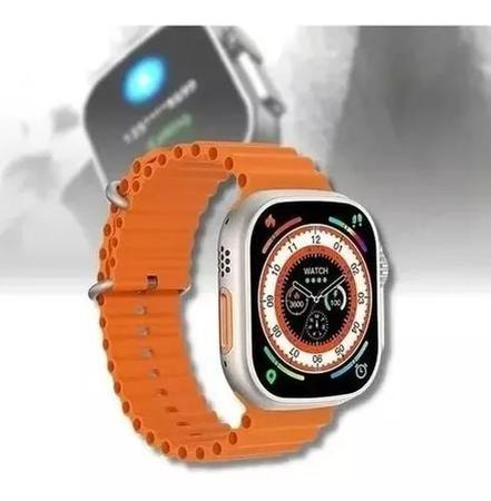 Relógio Digital Smartwatch Inteligente Laranja Amax Ultra ISO Android -  Resistente a àgua - Smartwatch e Acessórios - Magazine Luiza