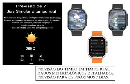 Smartwatch W69 Ultra Series 9 49mm 1Gb de memória Original + Nf - Mike -  Smartwatch e Acessórios - Magazine Luiza