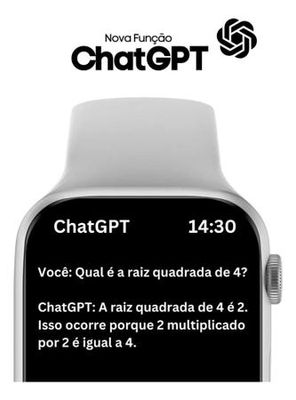 Imagem de Smartwatch WATCH W59+ Series 9 Original Microwear 47mm AMOLED ChatGPT Notificação Tela Infinita