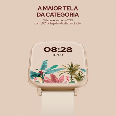 SmartWatch WB Watch 45mm tela 1,85' Fitness tracker 24 modos esportivos,  até 10 dias de bateria, monitoramento de oxigenação do sangue e temperatura  corporal