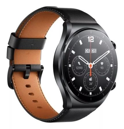 Imagem de Smartwatch XiaomiWatch S1 1.43" caixa de aço inoxidável preta, pulseira preta M2112W1