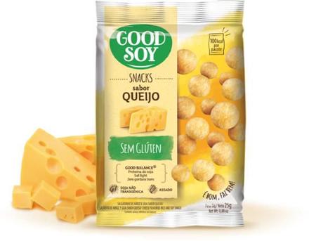 Imagem de Snack salgado sabor queijo 25g - good soy