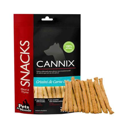 Imagem de Snacks Cannix Grissini de Carne e Tomilho 130g para Cães