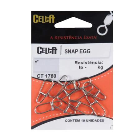 Imagem de Snap Egg Celta CT1780 Nº01 34lb Cartela com 10un