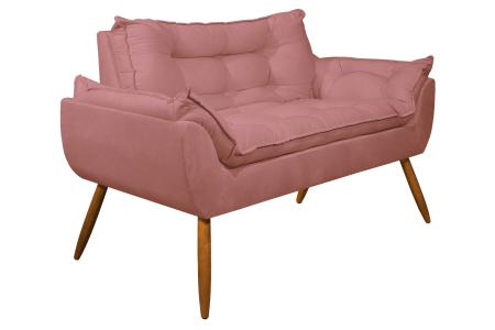 Imagem de Sofá 2 Lugares Opala Rosa - V8 Decor