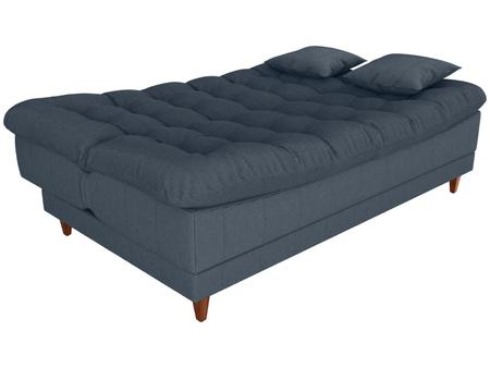 Imagem de Sofá-cama 3 Lugares Casal Reclinável Veludo Matrix Duda