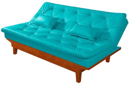 Imagem de Sofa Cama Caribe Em Material Sintetico Essencial Estofados