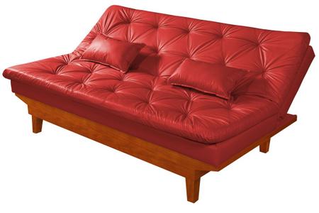 Imagem de Sofa Cama Caribe Em Material Sintetico Essencial Estofados