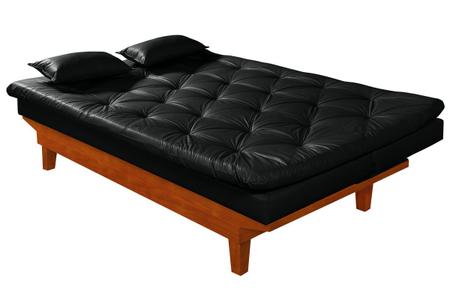 Imagem de Sofa Cama Caribe em Material Sintético Essencial Estofados