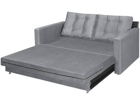 Imagem de Sofá-Cama Casal 2 Lugares Suede Retrátil 