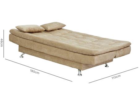 Imagem de Sofá-Cama Casal 3 Lugares Matrix Salomé