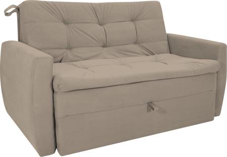 Imagem de Sofá Cama Meg Suede Bege B251  Matrix