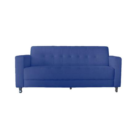 Imagem de Sofa Elegance Suede Azul Marinho - AM Interiores