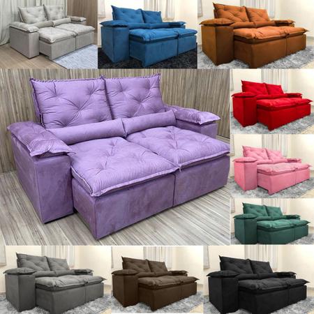 Sofa Reclinavel Retratil Fofinho P/ Assistir Series 2,30m - Alpoim - Sofás  - Magazine Luiza