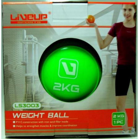 Imagem de Soft Ball - Mini Bola De Exercício 2Kg - Verde - Liveup