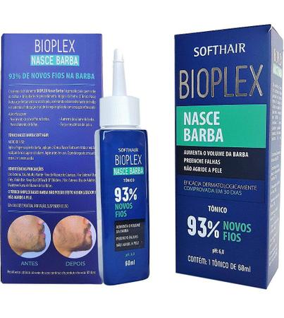 Imagem de SoftHair Bioplex Nasce Barba Tônico 60mL