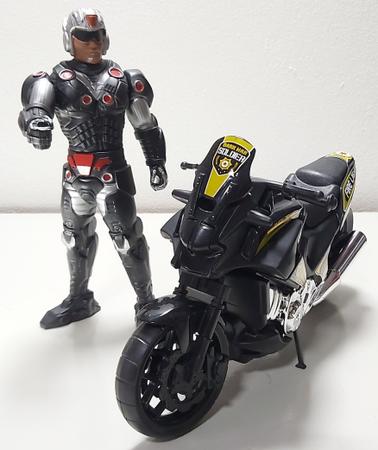 Soldado com Moto de Brinquedo Soldier Darkwar BS Toys