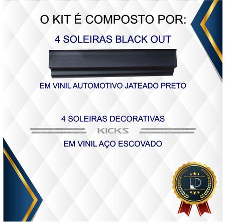 Imagem de Soleira 8 Peças Nissan Kicks