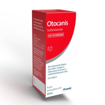 Solução Otológica Otocanis Provets 10mL - PROVETS SIMÕES Imagem de Solução Otológica Otocanis Provets 10mL