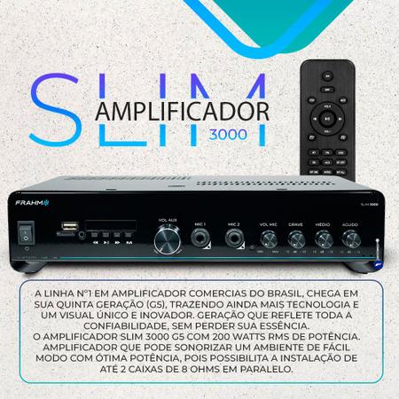 Imagem de Som Ambiente Bluetooth Tv Usb Academia Lojas Empresas + 2 Caixas Jbl Potente Top