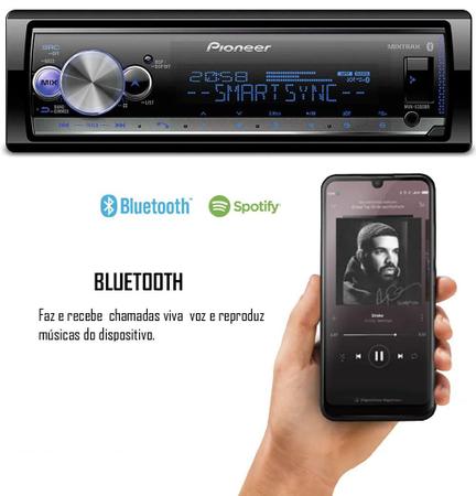 Imagem de Som Automotivo Pioneer MVH-X3000BR Bluetooth USB