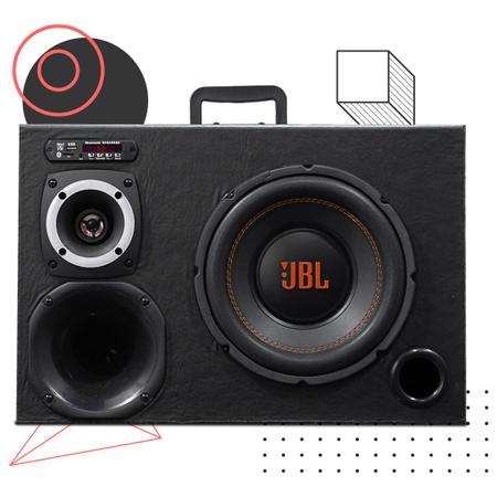 Imagem de Som Bluetooth Jbl 10 Polegadas Trio Carro E Casa 800w Rms