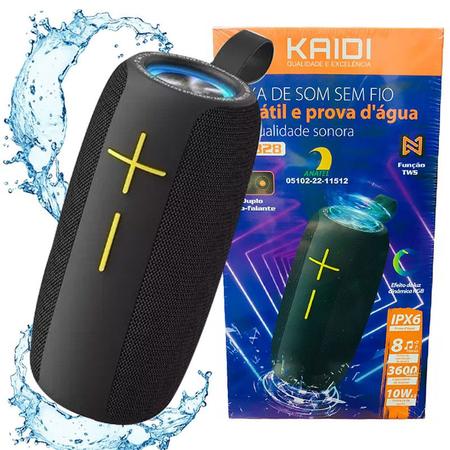 Parlante Bluetooth Portátil 10w Radio Fm Usb Resistente Agua