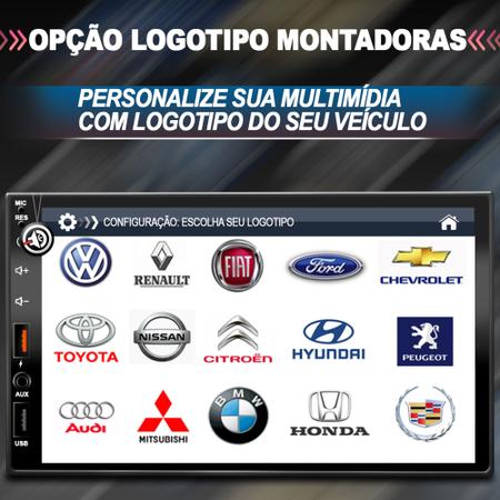 Imagem de Som Pra Carro Aparelho Automotivo Midia 7 Pol CarPlay + Moldura GM SPIN 2019 + Câmera - MP5 COMBAT