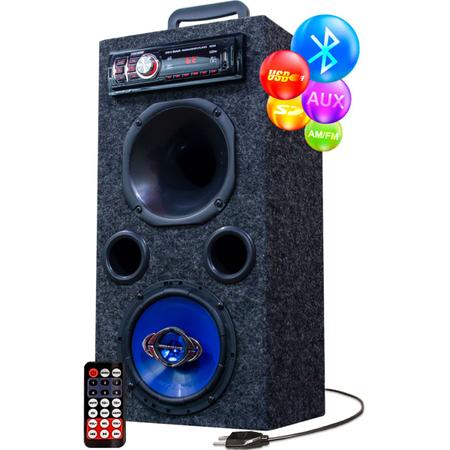 Caixa Residencial Trio Bob 2 Falante 6 Pol Pintada Bluetooth - oestesom