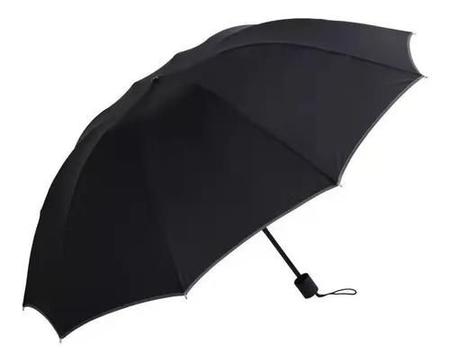 Imagem de Sombrinha Guarda Chuva Liso Preto Família Prático Grande 661