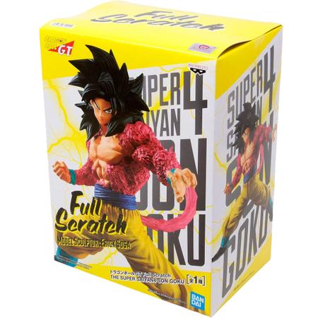 Boneco Goku Super Sayajin 4 Full Scratch Dragon Ball gt