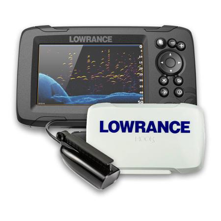 Imagem de Sonar c/ GPS Lowrance Hook Reveal 5x SS e Capa Protetora