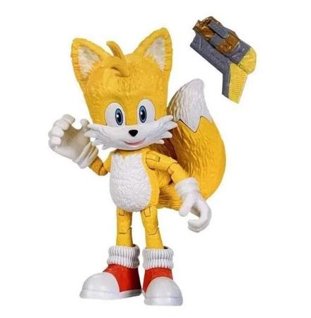 Sonic 2 Filme - Boneco Articulado - Tails - Candide - MP Brinquedos